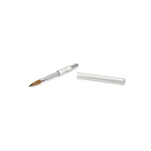 Tones Kolinsky Professional Pure Acrylic Nail Brush - 100% Sable Hair for Sculpting and 3d Nails Art Extension Premium Nail Art Brush for Acrylic Application with Protective Cap Ultra Precise (#10)