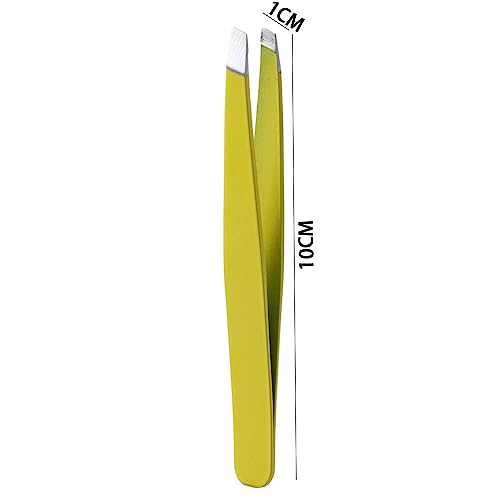 Leadigol 4 Pcs Eyebrow Tweezer, Stainless Steel Eyebrow Tweezer Set Hair Pluckers Clip Eyelash Extensions Tweezers Eyebrow Pinch Makeup Tools for Women Girl