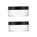 2 Pcs 50g Plastic Loose Powder Case Empty Cosmetic Powder Container Refillable Makeup Powder Jar Portable Powder Box for Travel