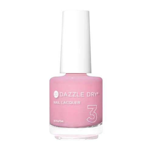 Dazzle Dry Nail Lacquer (Step 3) - Pinkies Up - A pale, barely-there pink with cool undertones. Sheer cream. (0.5 fl oz)