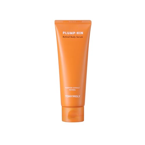 TONYMOLY Plump-kin Retinol Body Serum ? Hyaluronic Acid Serum for Face & Body ? Skin Tightening, Hydrating & Firming with Pumpkin Extract, Retinol ? 4.05 fl oz