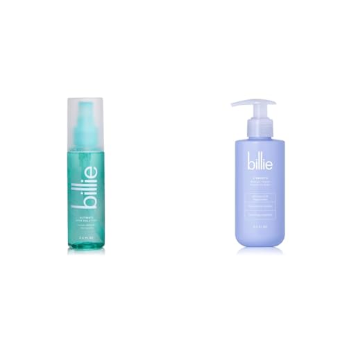 Billie Ingrown-preventing AHA Spray + Pubic Hair Shave Gel & Cleanser Bundle - 3.4 fl oz & 6.5 oz