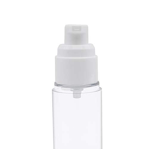 TRENDBOX 120ml / 4oz Airless Vaccum Pump Travel Bottles for Lotions, Cream - 12 Pack