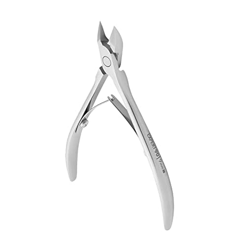 STALEKS PRO Expert 90 9mm Professional Cuticle Nippers ? Stainless Steel Skin Nippers for Manicure