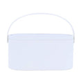 Travel Makeup Box with LED Lighted Mirror, Multi-purpose Cosmetics Box Carrying Case Women's Dat Gift, White, Travel Size (Instruction included)