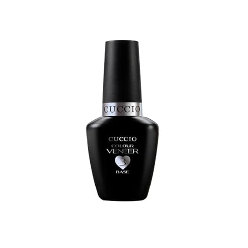 Cuccio Veneer Gel Polish Base Coat ? Strong Adhesion for Long-Lasting Manicures, Professional Salon Quality, LED and UV Compatible, 0.43 oz