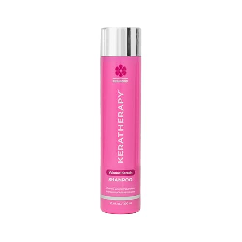 Keratherapy Keratin Infused Volume Shampoo, 10.1 fl oz, 300 ml - Volume Shampoo for Thin Hair - Kerabond Technology with Hemp Seed Oil, Indian Laurel Extract, Sea Kelp & Hydrolyzed Silk
