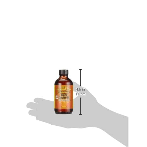 Jamaican Mango & Lime Black Castor Oil ? Hair & Scalp Oil for Locs, Braids, Twists & Natural Hair ? Strengthens, Moisturizes & Promotes Hair Growth (4oz (Pack of 1), Original)
