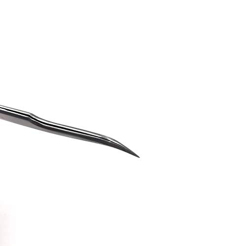 Canadian Stainless Steel 13cm Semi Curve Eyelash Tweezers M-PK14-8005