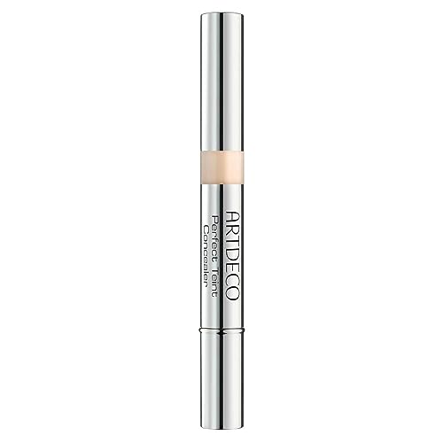 ARTDECO Perfect Teint Concealer - Light Peach N¡Æ05 - Light-Reflecting Concealer with Brush Applicator - No Signs of Tiredness - Medium Coverage - Water-Resistant - Long Lasting - Makeup - 0.07 Fl Oz