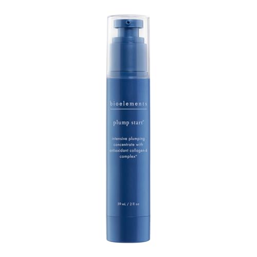 Bioelements Plump Start - 2 fl oz - Skin Plumping Serum to Improve Fullness & Smooth Fine Lines - Includes Collagen-4 Complex - All Skin Types - Vegan, Gluten Free - Never Tested on Animals