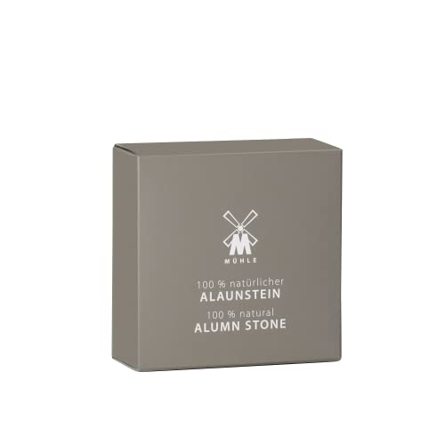 M?HLE Alum Block - All Natural Aftershave, Antiseptic, Helps Heal Nicks, Cuts, and Razor Bumps