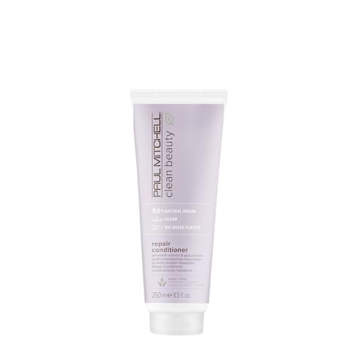 Paul Mitchell Clean Beauty Repair Conditioner, Strengthens, Balances Moisture, For Damaged, Brittle Hair
