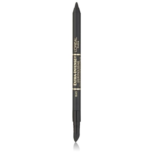 L'Oreal Paris Extra-Intense Pencil Eyeliner, Black, 0.03 oz;