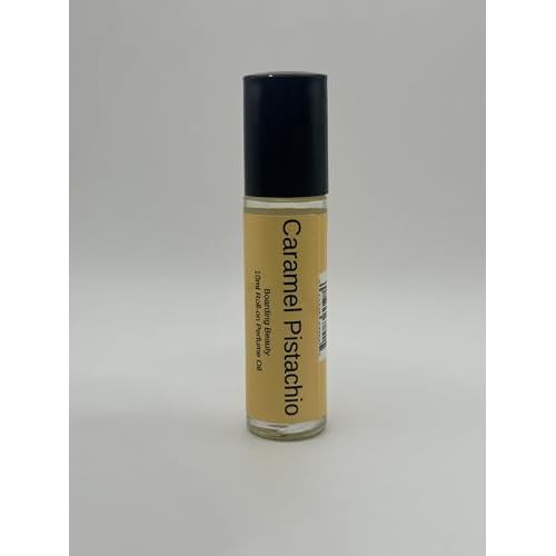 Salted Caramel and Pistachio Perfume Oil, Fragrance Oil and body oil 10ml/0.33 fl oz
