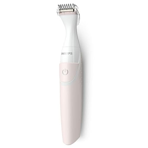 Philips Beauty Women's Bikini Trimmer and Precision Trimmer Special Edition Bundle, BRT387/90,Pink and White
