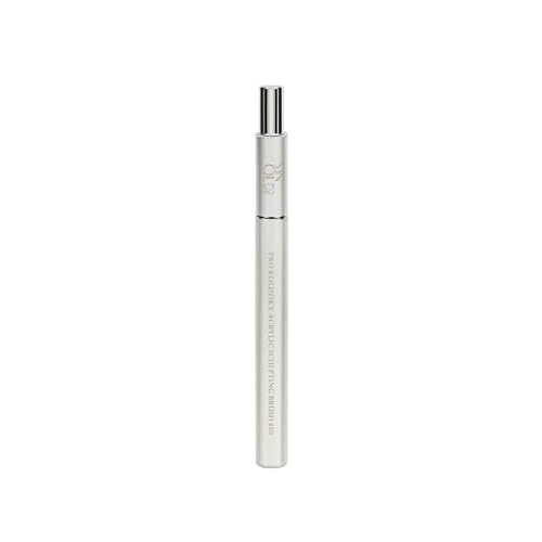 Tones Kolinsky Professional Pure Acrylic Nail Brush - 100% Sable Hair for Sculpting and 3d Nails Art Extension Premium Nail Art Brush for Acrylic Application with Protective Cap Ultra Precise (#10)