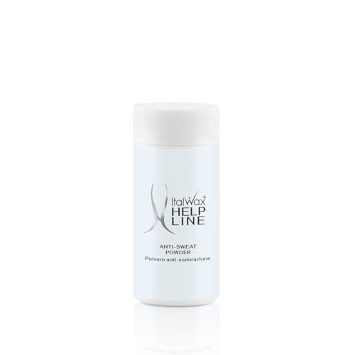 Italwax Help Line Anti-Sweat Powder 1.06 oz (30g) ? Soothing Kaolin Formula ? Prepares Skin for Waxing ? Controls Moisture ? For Professional and Home Use