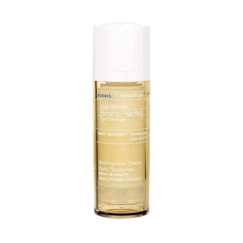 KORRES White Pine Meno-Reverse Deep Wrinkle & Age Spot Serum, Daily Post-Menopausal Serum with White Pine Extract, Peptide Blend & Greek Yoghurt Proteins, 1.0 fl oz