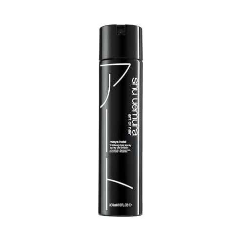 shu uemura art of hair moya hold finishing hair spray - long-lasting hold hairspray, defines styles and adds shine, lightweight micro-fine finish, for slicked back, updos, blowouts, 8.0 oz