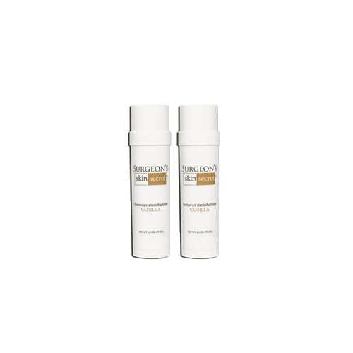 Surgeon's Skin Secret Beeswax Moisturizer 2.5oz. Twist-Up Stick (2 Pack) - Vanilla