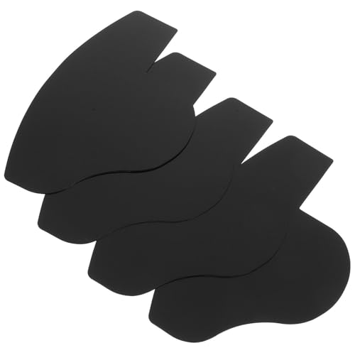 Beaupretty 4pcs Hairline Optimizer Hairline Enhancing Card Beard Guide Shaping Template Tools Mustache Lineup Stencil Hair Cutting Beard Shaper for Men