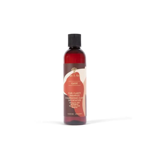 As I Am Curl Clarity Shampoo - 8 ounce - with Coconut, Amla & Tangerine - Gently Cleanses Curly Hair - Vegan & Cruelty Free - Sulphate Free - Parabens Free - Phthalate Free
