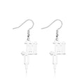 WUSUANED Funny Tattoo Earrings Tattooer Machine jewelry Tattoo Artist Gifts Tattoo Lover Gift Tattooer Gift