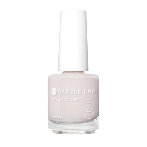 Dazzle Dry Nail Lacquer (Step 3) - Alluring Charm - A warm pale pink with a creamy finish. Full coverage cream. (0.5 fl oz)