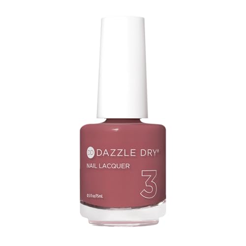 Dazzle Dry Nail Lacquer (Step 3) - Heart's Caress - A medium dusty rose. Full coverage cream. (0.5 fl oz)