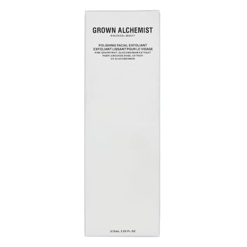 Grown Alchemist Women's Polishing Facial Exfoliant, Pink Grapefruit, Glucomannan E, One Size