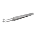 Meibomian Gland Expressor Forceps, Eyelid Gland Blockage Unblocking Physiotherapy Tools, Stainless Steel Eyelid Massage Tweezers-Round Tip for Men Women(Silver)