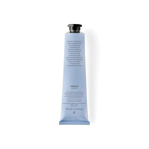AMOLN - Hand Cream | Enriching, Perfumed Hand Cream | Aluminium Tube, Vegan (Museet, 2.5 fl oz | 75 ml)