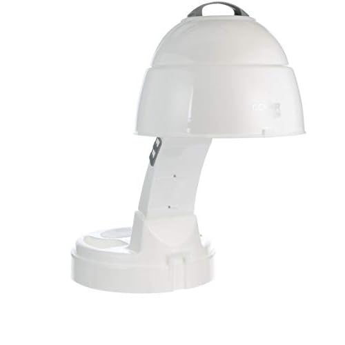 Conair Pro Style Bonnet Hair Dryer, 2 Heat Settings, Adjustable Height, Extra-Large Hood Size, 1875W Pro Style Bonnet Ionic Hair Dryer for Women, White