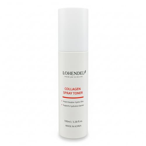 Collagen Spray Toner, Fine Mist Face Toner with Collagen & D-Panthenol, Firming & Elasticity, Instant Hydration, Soothe Irritated Skin, Korean Skincare 100ml / 3.38fl.oz