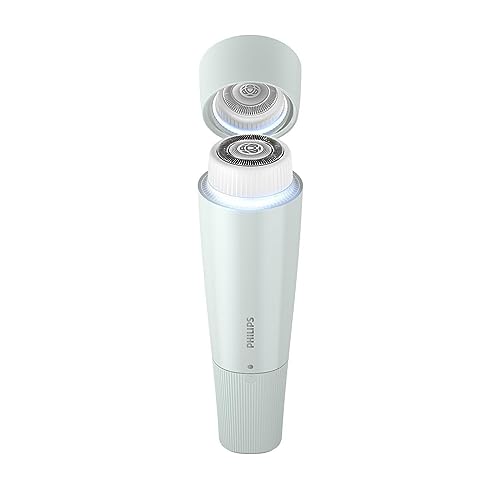 Philips Beauty Series 5000 Electric Shaver and Personal Groomer for Women, Cordless & Compact, Hypoallergenic Head, Gentle & Quick Hair Removal Easy Touch Ups, Mint Green, BRR474/00