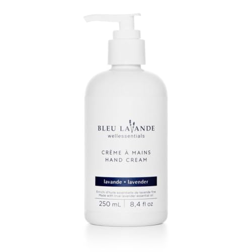 Bleu Lavande lavender hand care gift set - Soothing Aromatherapy ? Made with Premium True Lavender Essential Oil - Natural products ? lavender hand soap & hand cream ? No sulfates