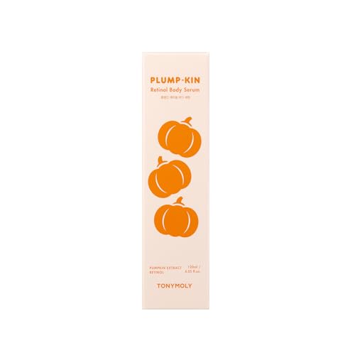 TONYMOLY Plump-kin Retinol Body Serum ? Hyaluronic Acid Serum for Face & Body ? Skin Tightening, Hydrating & Firming with Pumpkin Extract, Retinol ? 4.05 fl oz