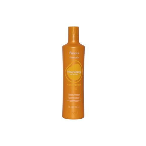 Fanola Wonder Nourishing Conditioner for Damaged Hair - Hydrating Treatment for Dry, Frizzy, and Chemically Treated Hair - Softens, Detangles, and Enhances Shine (11.83 Fl oz)