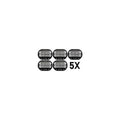 5x Classic Omnishaver - Black - The Fastest Way to Shave Head, Legs, Arms, Body|An Alternative to Disposable Shaving Razors, Self Cleans & Strops During Use with Durable Blade|Bald Head Shaver for Men