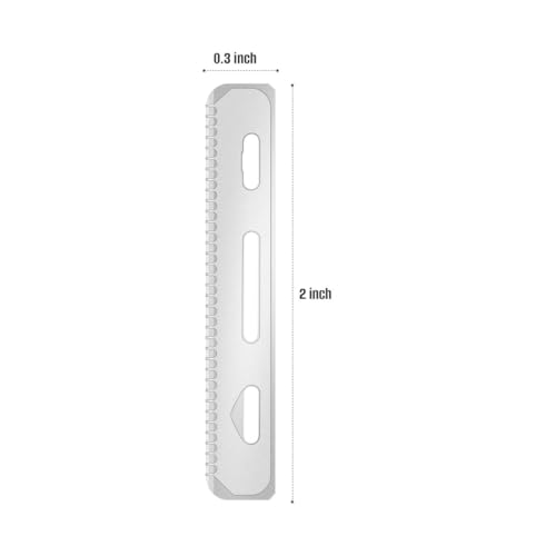 Single Edge Razor Blades,20PCS Replacement Blade with Guard, Silver Barber Razors Blades for Shaving Straight Razor