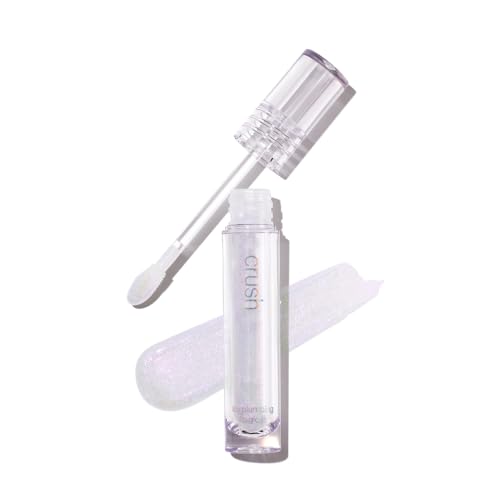 Glossy Lip Stain ? Plumping Hydrating Lip Oil Tint with Hyaluronic Acid & Peptide Complex ? Non-Sticky High Shine Pigmented Finish ? So Baby (Peach) 0.11 oz.