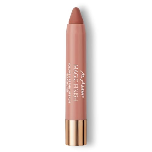 M. Asam MAGIC FINISH Volume & Repair Lip Balm Caramel-Kiss (0.11 oz) - Lip balm for delicate shine & more volume with plumping & nourishing vitamin E & shea butter