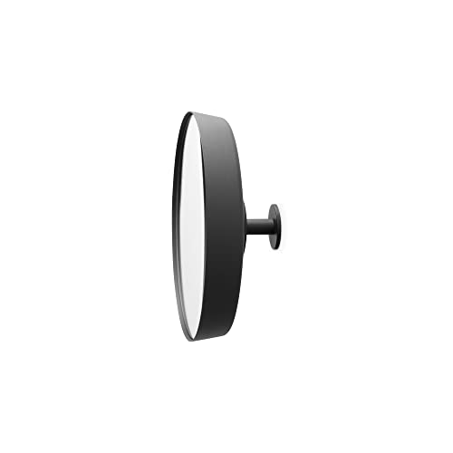 Brabantia Mindset Bathroom Mirror, 5X Zoom, Magnetic Holder (Mineral Infinite Gray) Wall Mounted Removable Shaving, Makeup Vanity Mirror