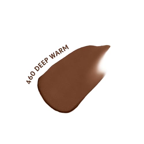 COVERGIRL Clean Fresh Blurring Skin Tint with SPF 30, 460 Deep Warm, Liquid Foundation, Soft Matte Finish, Smooths, Brightens, Blurs Pores, Mineral Sunscreen, Vegan Formula