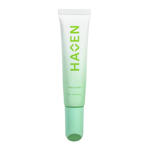 Mint Lip Balm ? Refreshing, Hydrating & Cooling | Organic Beeswax, Coconut Oil & Peppermint Oil |Paraben-Free, Moisturizing Lip Balm for Dry Lips