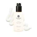 Violets Are Blue Gentle Cream Cleanser with White Tea, Carrot Seed & Evening Primrose ? Non-Foaming Face Wash for All Skin Types ? Creamy Daily Makeup Remover with Argan & Lavender Oils 100ml