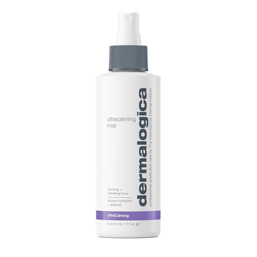 Dermalogica Ultracalming Mist, Facial Spray for Sensitive Skin with Aloe, Soothing and Hydrating - Quickly Relieves Inflammation and Discomfort, 6 Fl Oz