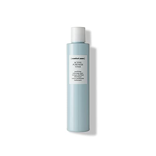 [ comfort zone ] Active Pureness Toner, Purifying Exfoliating Tonic, Minimizes Pores, Alcohol-Free Astringent, Renewing Prep for Oily Acne Prone Skin, Men & Women, Made in Italy, 6.76 Fl Oz