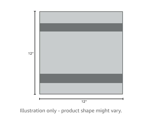 QUBA LINEN 100% Cotton - Wash Cloth Set - Pack of 24, Flannel Face Cloths, Highly Absorbent and Soft Feel Fingertip Towels (Gray, 12x12 Pack of 12)